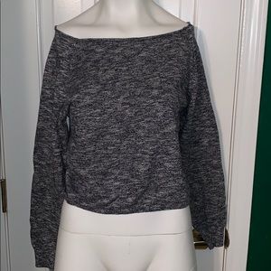 Off the shoulder crop sweater size Medium